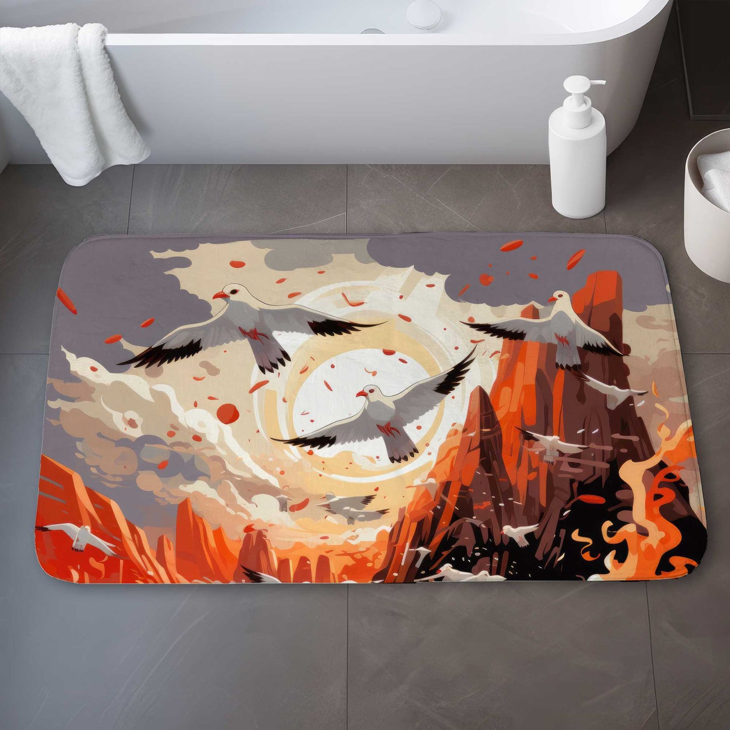 The Escape Bath Mat - Stylish Home Decor, Soft & Durable