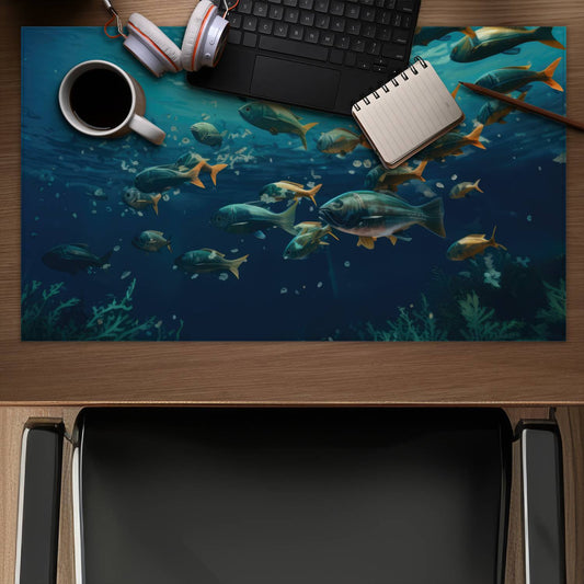 Shallow swim - Desk Mat