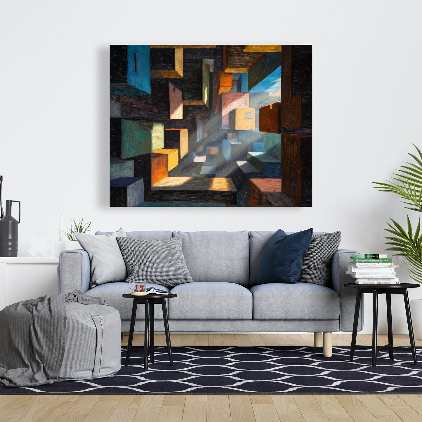 Boxed up - 24"x24" Canvas
