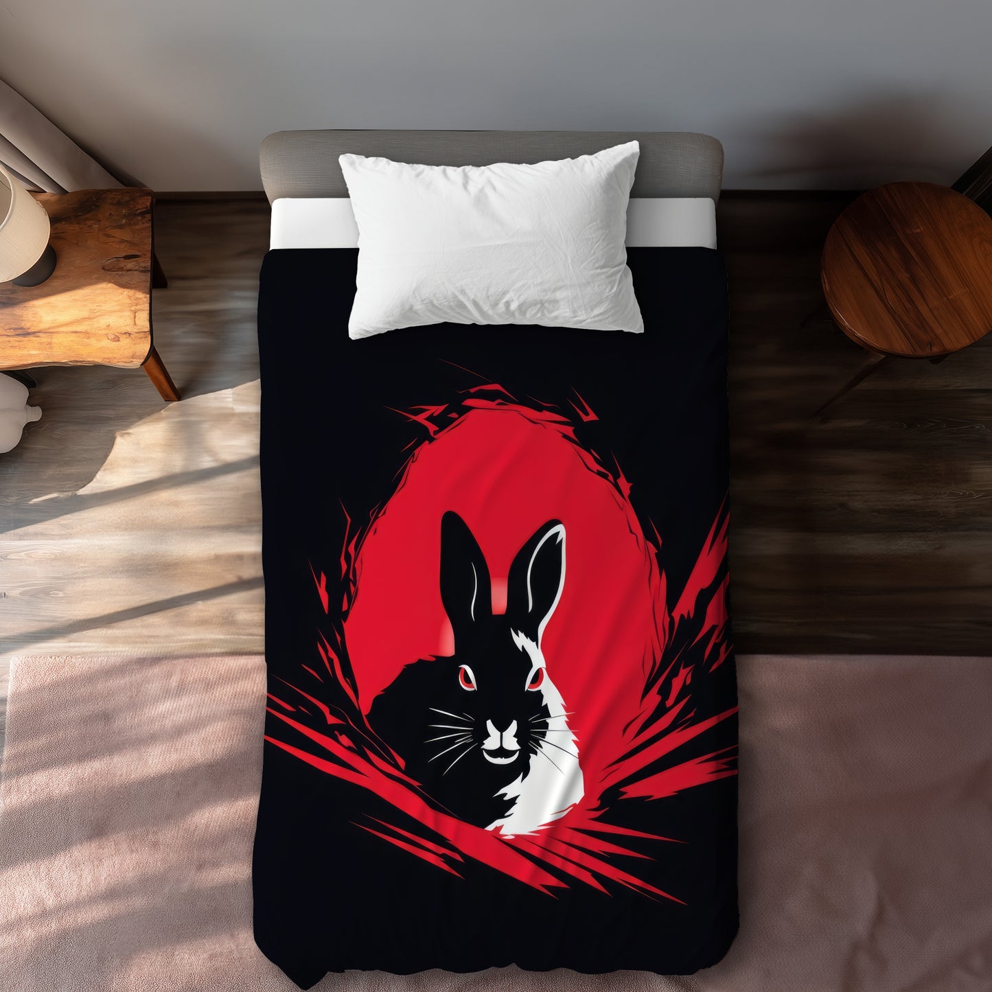 Bad intentions Black Duvet Cover - Stylish Home Decor