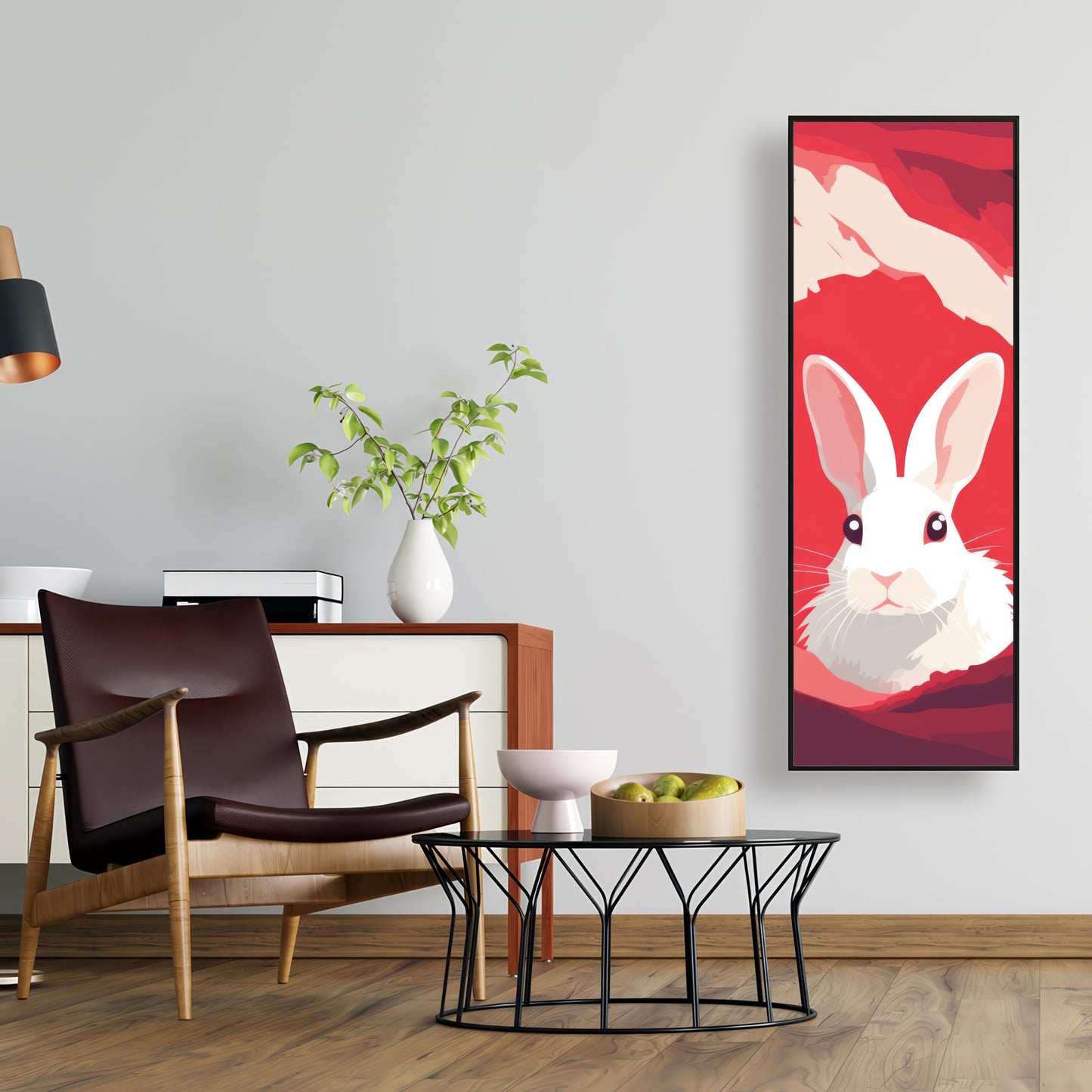 Looking out - 36"x36" Framed canvas
