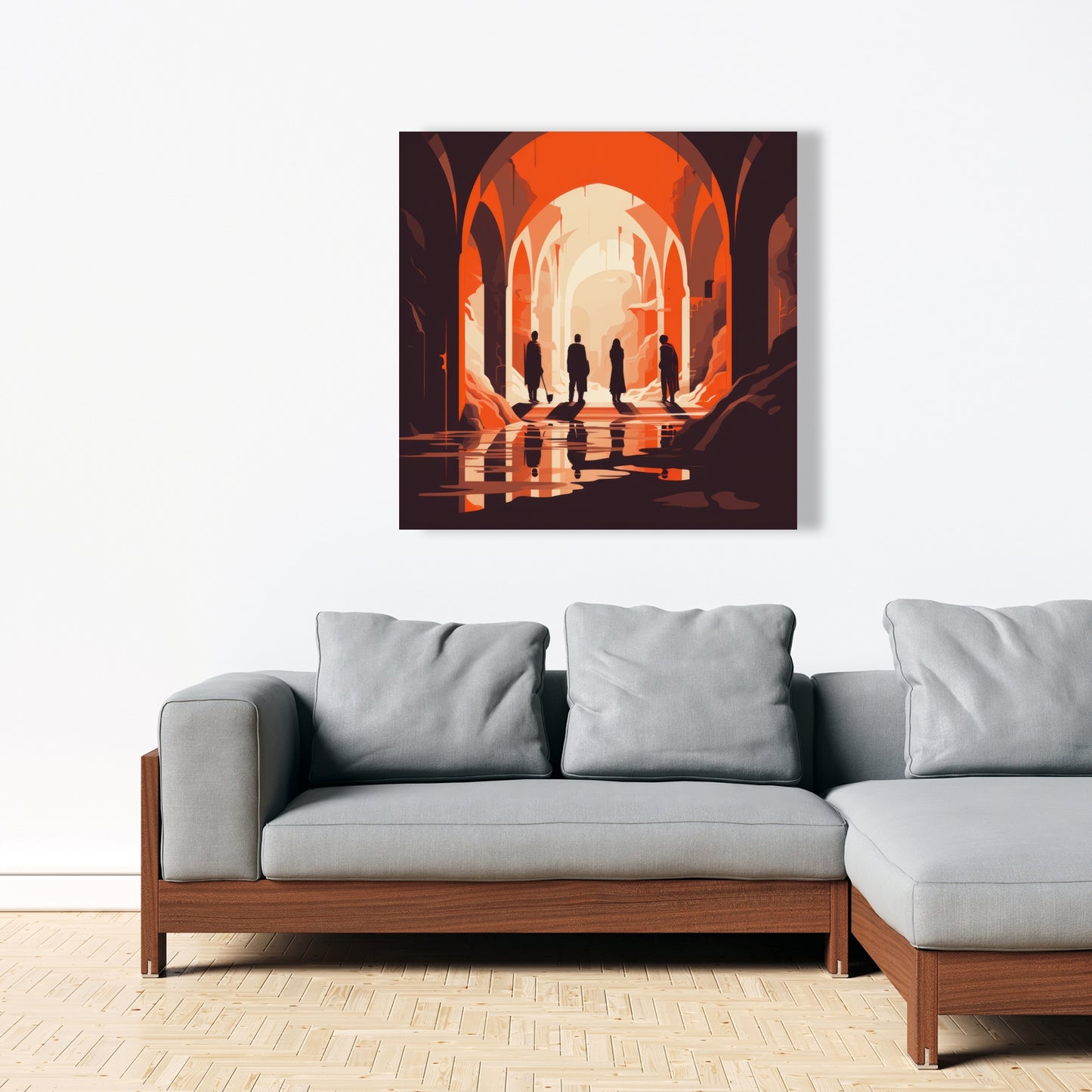Faith restored - 32"x32" Canvas