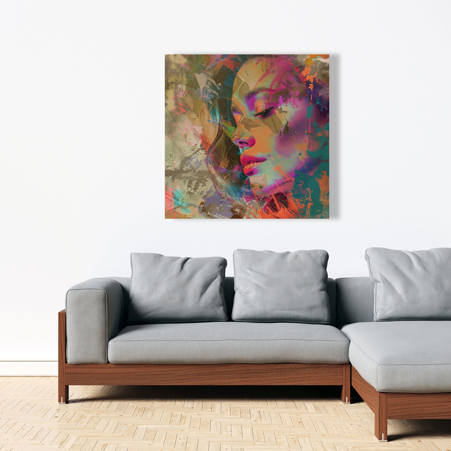 Grunge look - 32"x32" Canvas