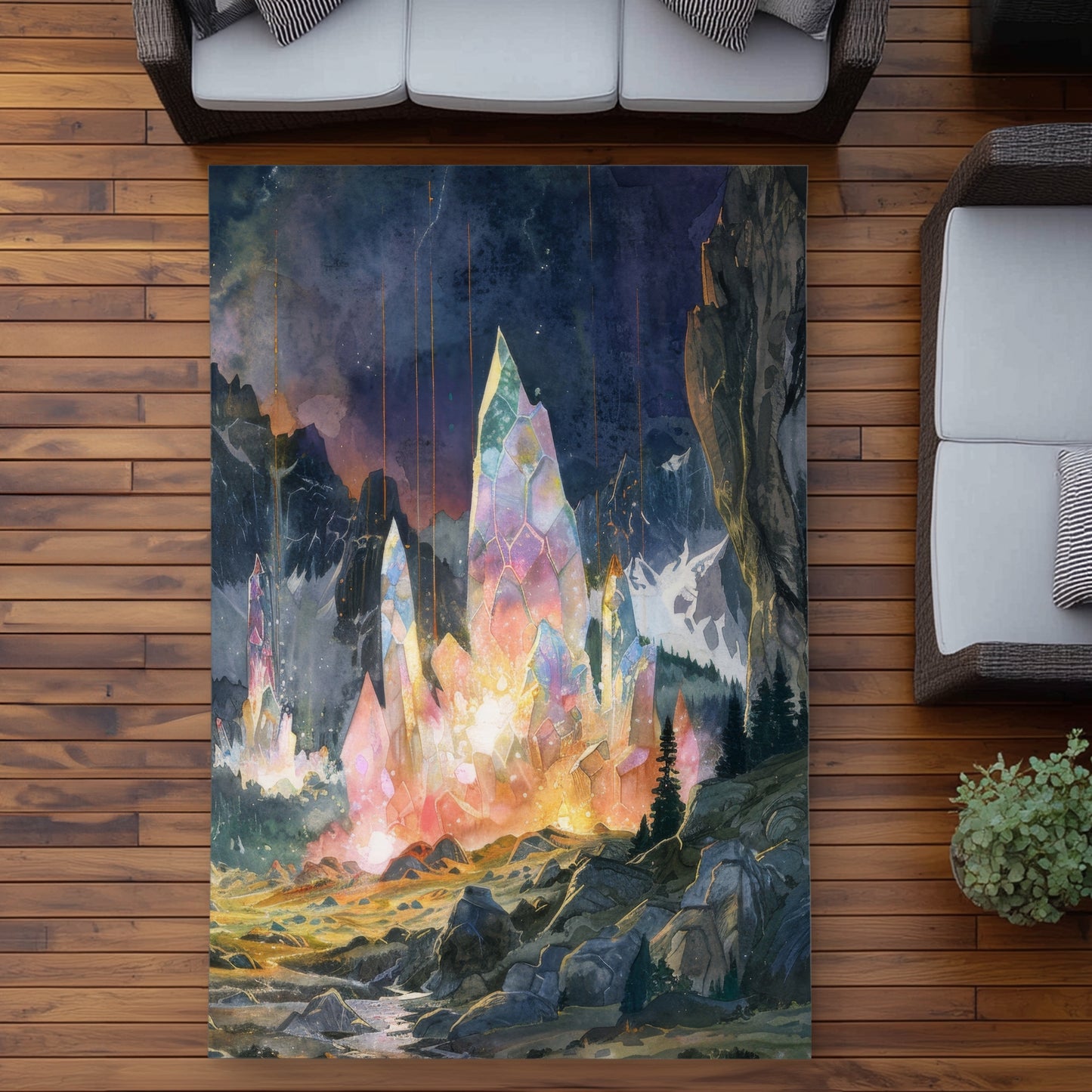 Growing Strong Outdoor Area Rug | Stylish Home Decor