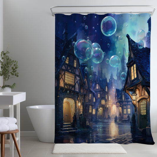 Flottant à travers - Rideau de douche