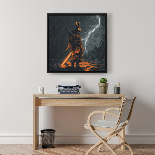 War Machine - Gray Framed Canvas Home Decor | Stylish Art
