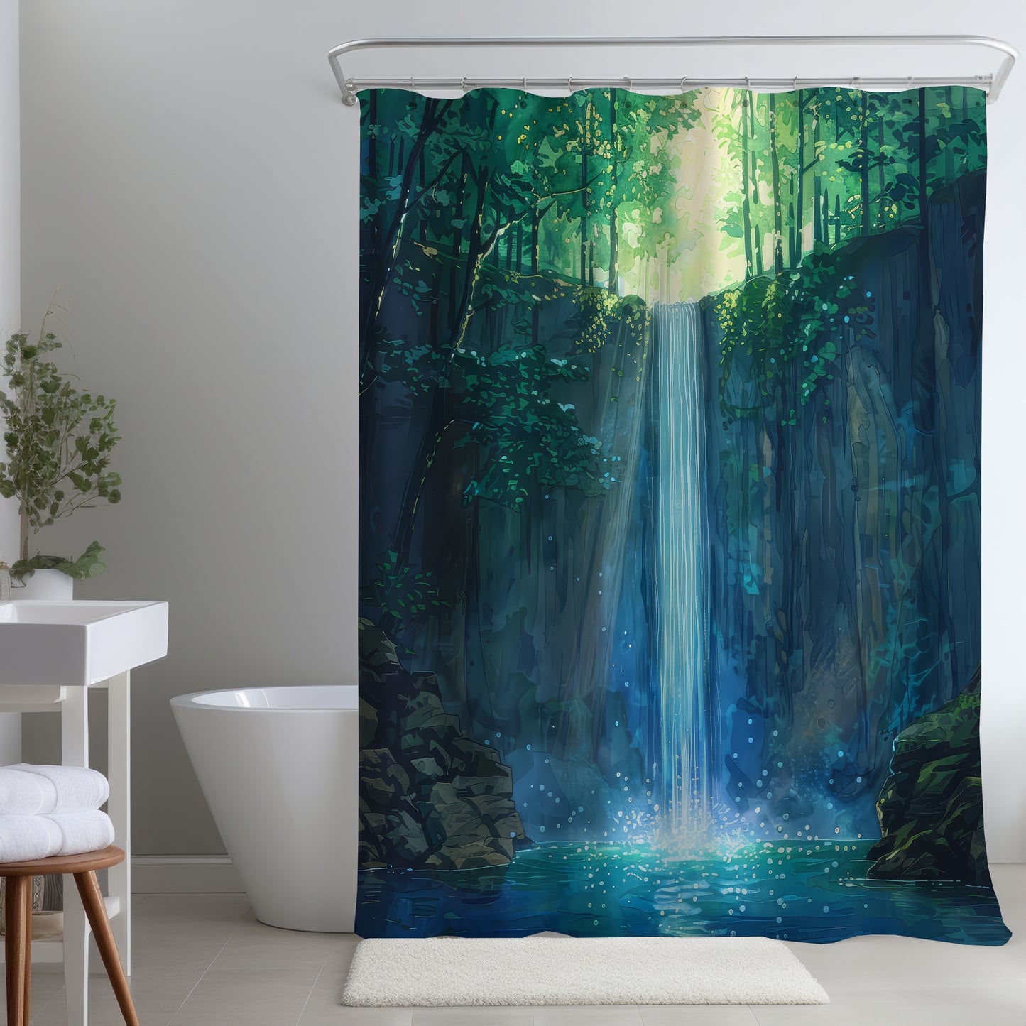 Waterfall - Shower Curtain