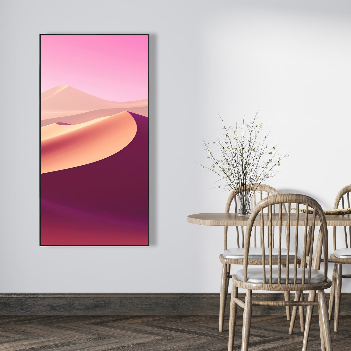 Calm dunes - 36"x36" Framed canvas