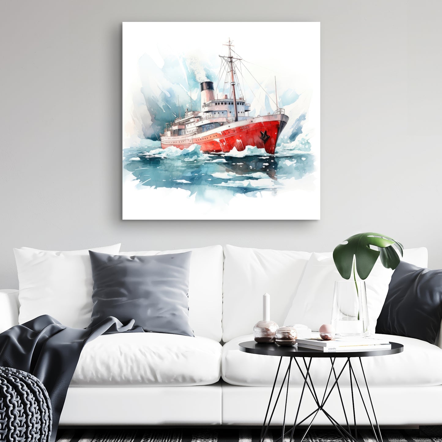 Icebreaker - 32"x32" Canvas