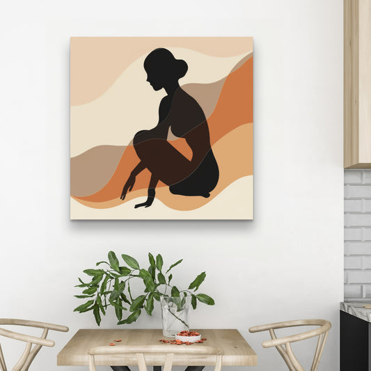 Pleine conscience - Toile 32"x32"