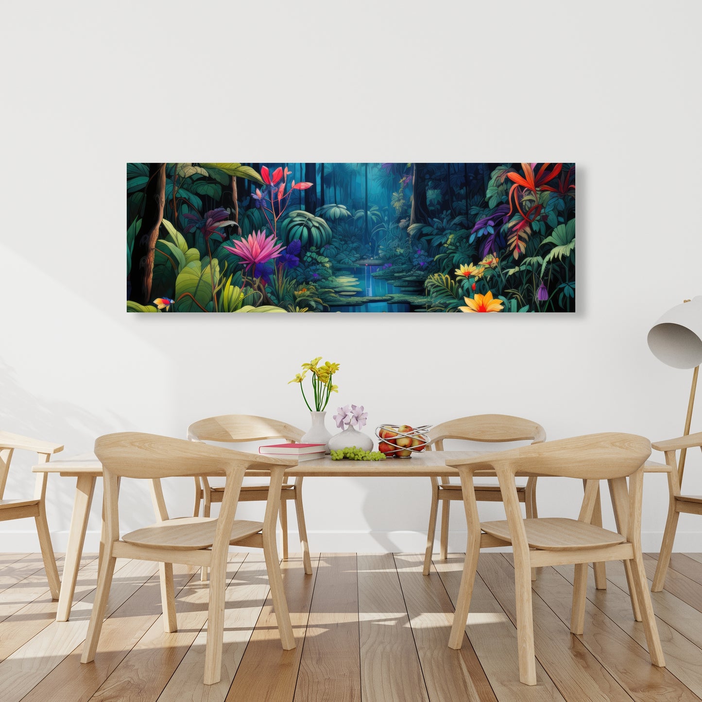 The Beauty of Nature - Black Canvas Home Decor Art Print