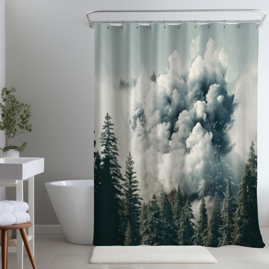 Unwanted catastrophe - Shower Curtain