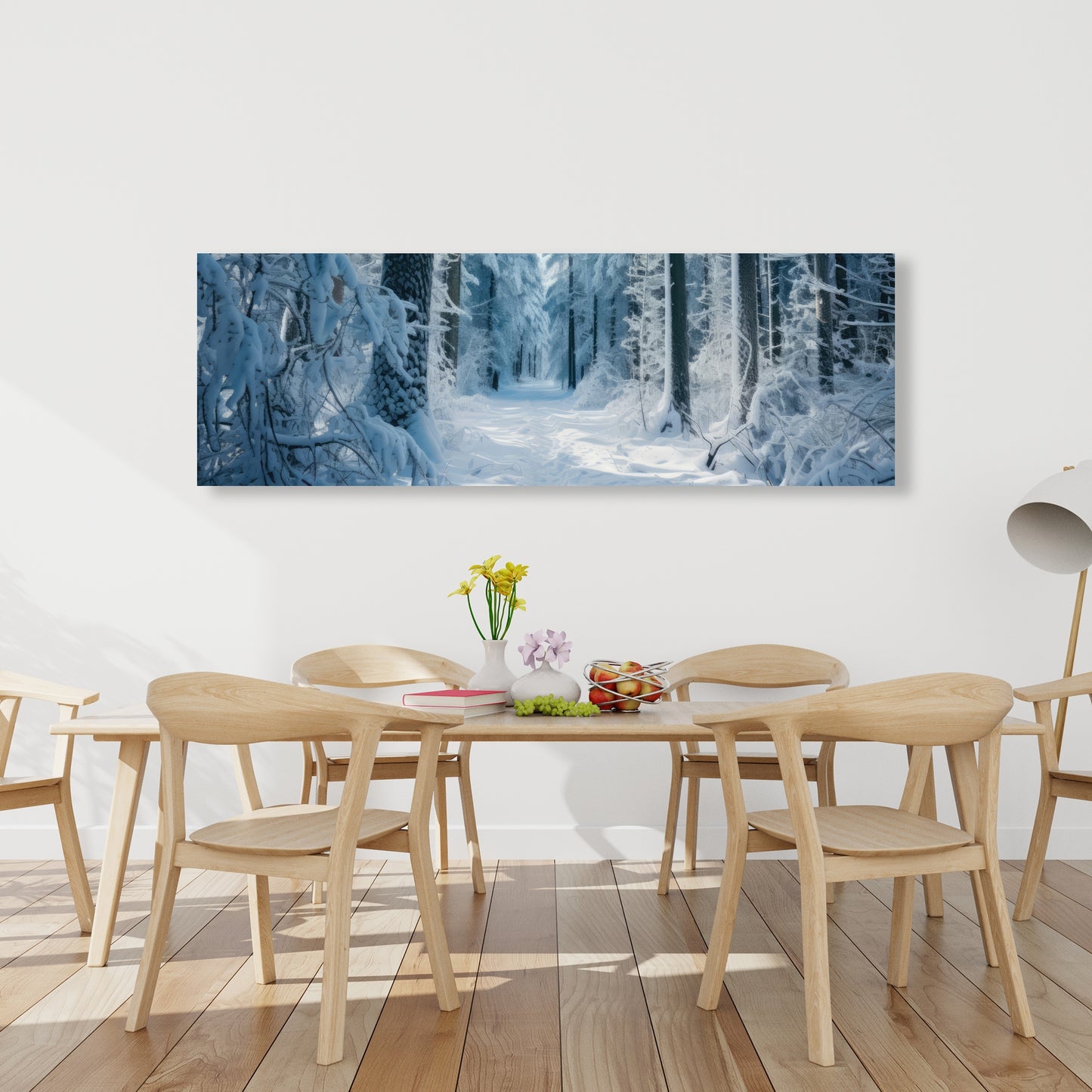 Cold forest - 32"x32" Canvas