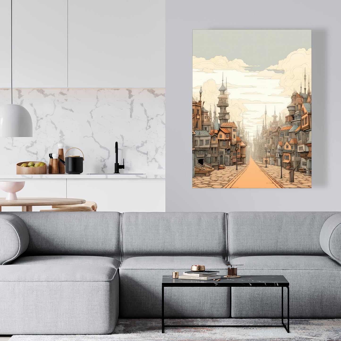 Doing well - Gray Canvas Art for Home Decor | Stylish Accent