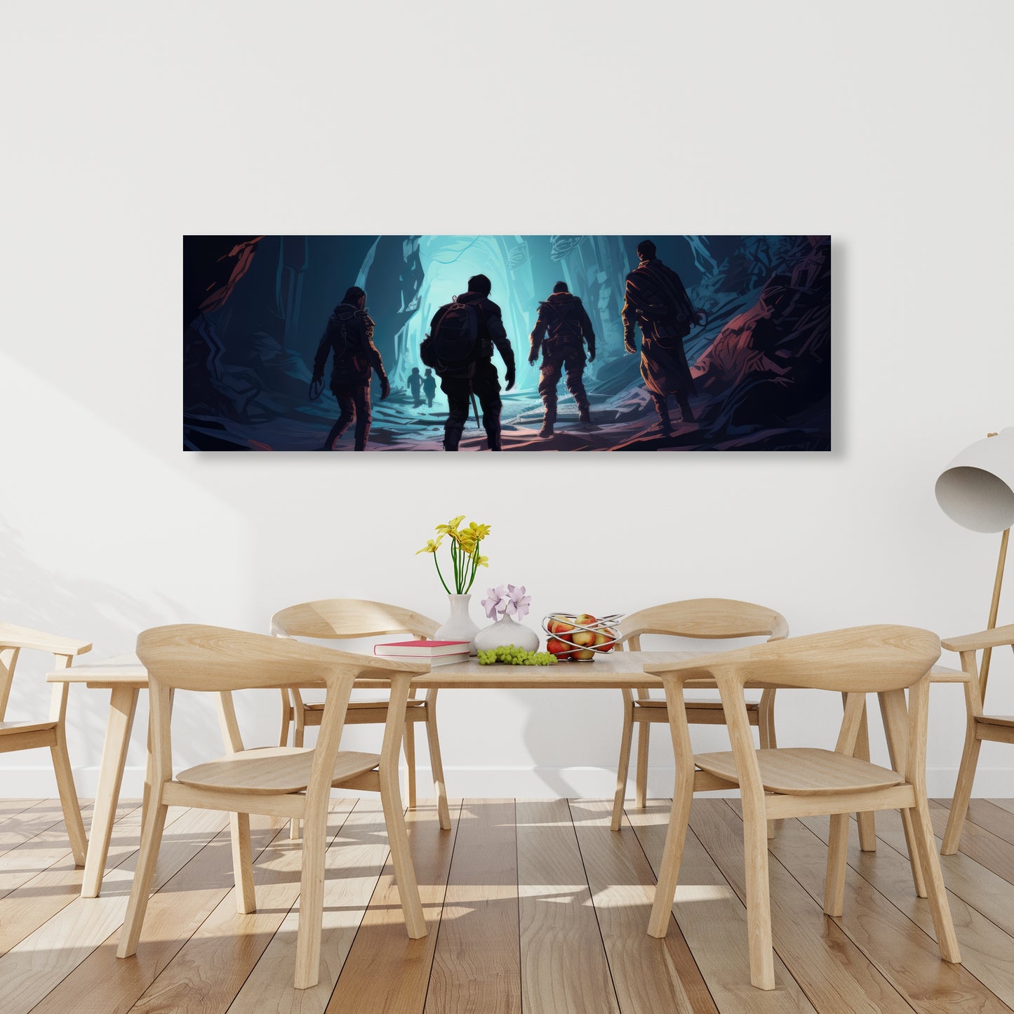 Secret Society - White Canvas for Elegant Home Decor