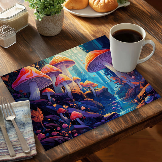 Take a look at that - Purple Polyester Placemats for Decor