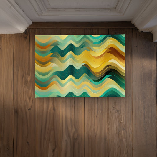 Rich by Design Yellow Indoor Outdoor Door Mat - Home Decor