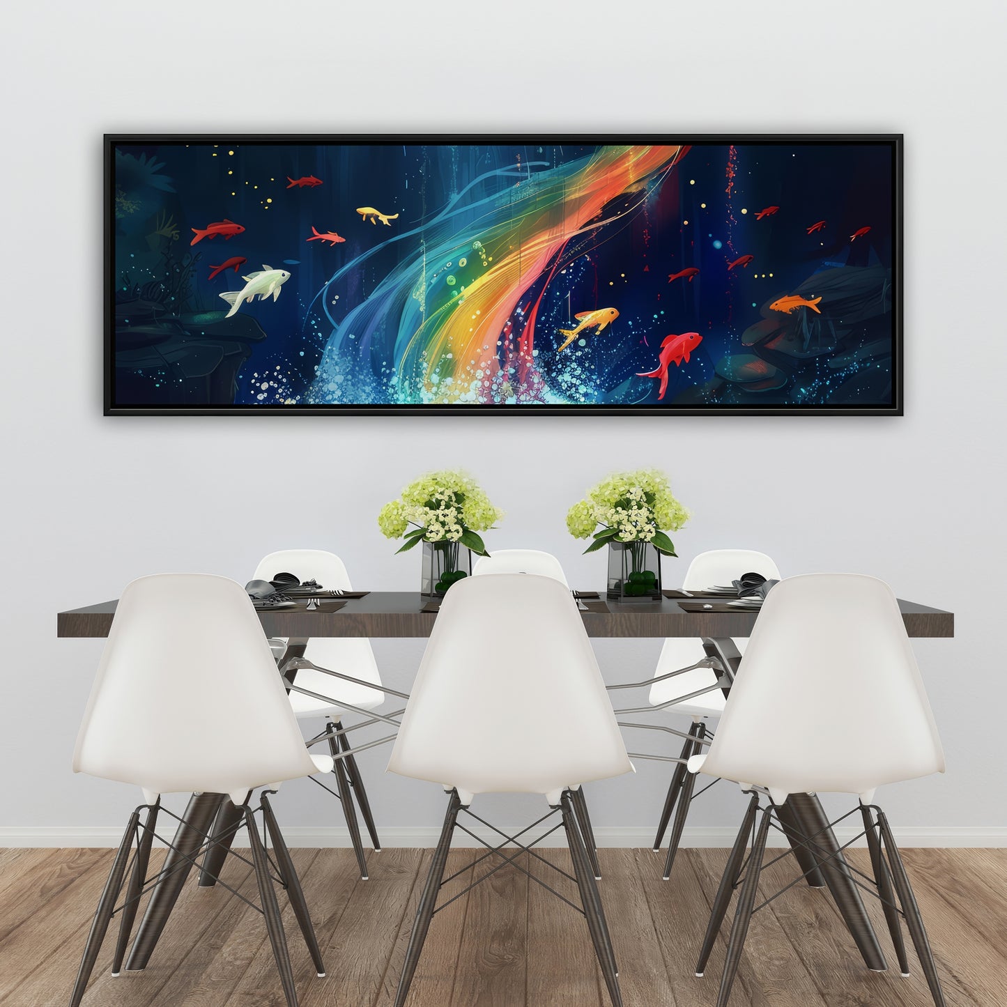 Swirl - 36"x36" Framed canvas