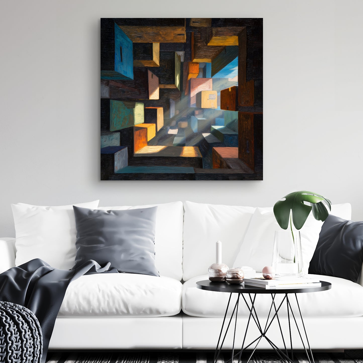 Boxed up - 24"x24" Canvas
