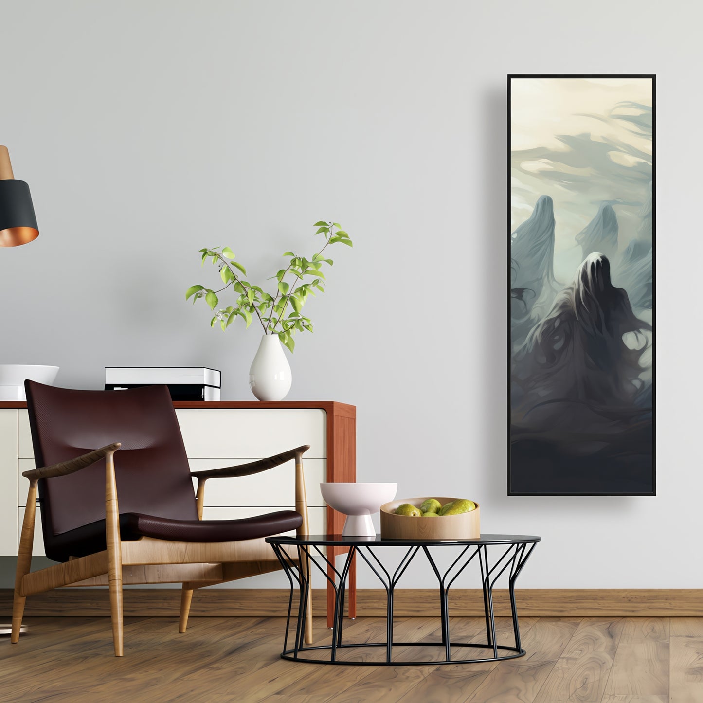 Searching for souls - 36"x36" Framed canvas