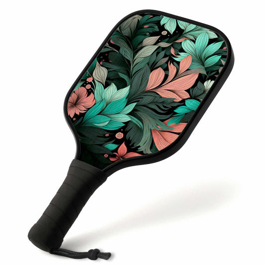 Ensemble de pagaies de pickleball décontractées Neon Leaves | Accessoire de sport