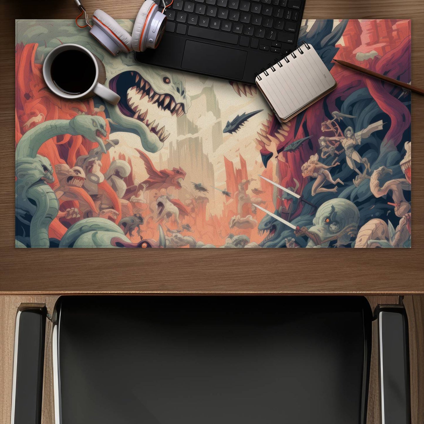 Ultimate fight - Desk mat - Print on demand