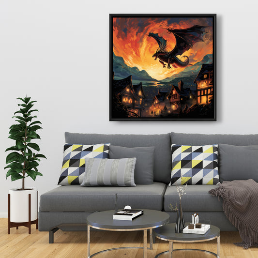 Hope for Mercy - Gray Framed Canvas Home Decor Art