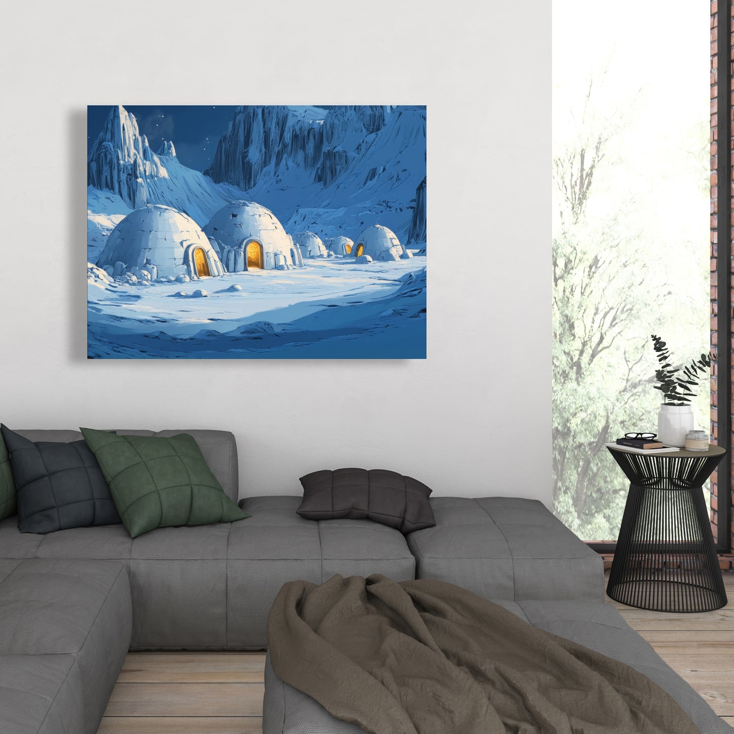 Ice cold - 32"x32" Canvas