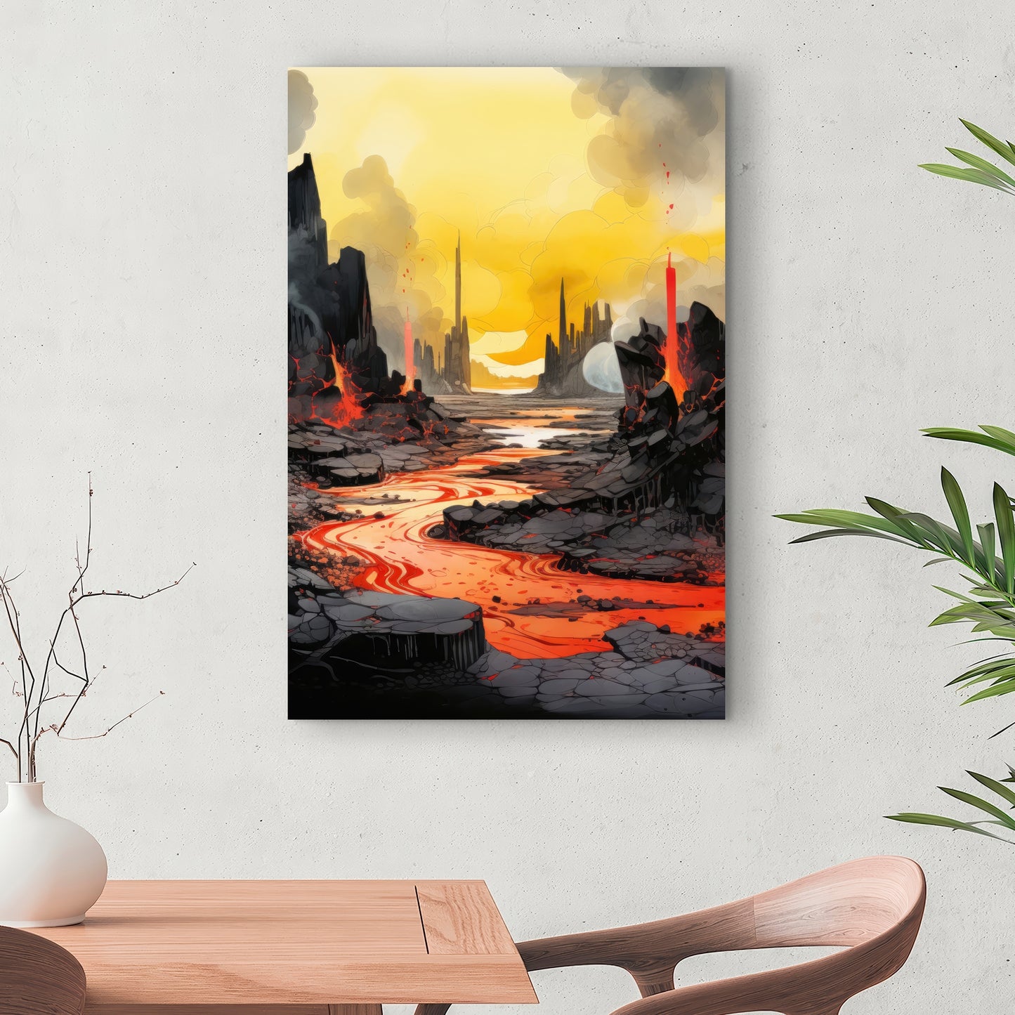 Charred - 32"x32" Canvas