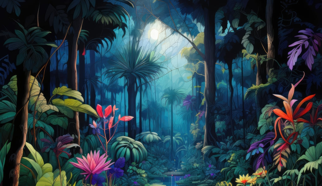 The beauty of nature - Black gaming mat for home decor