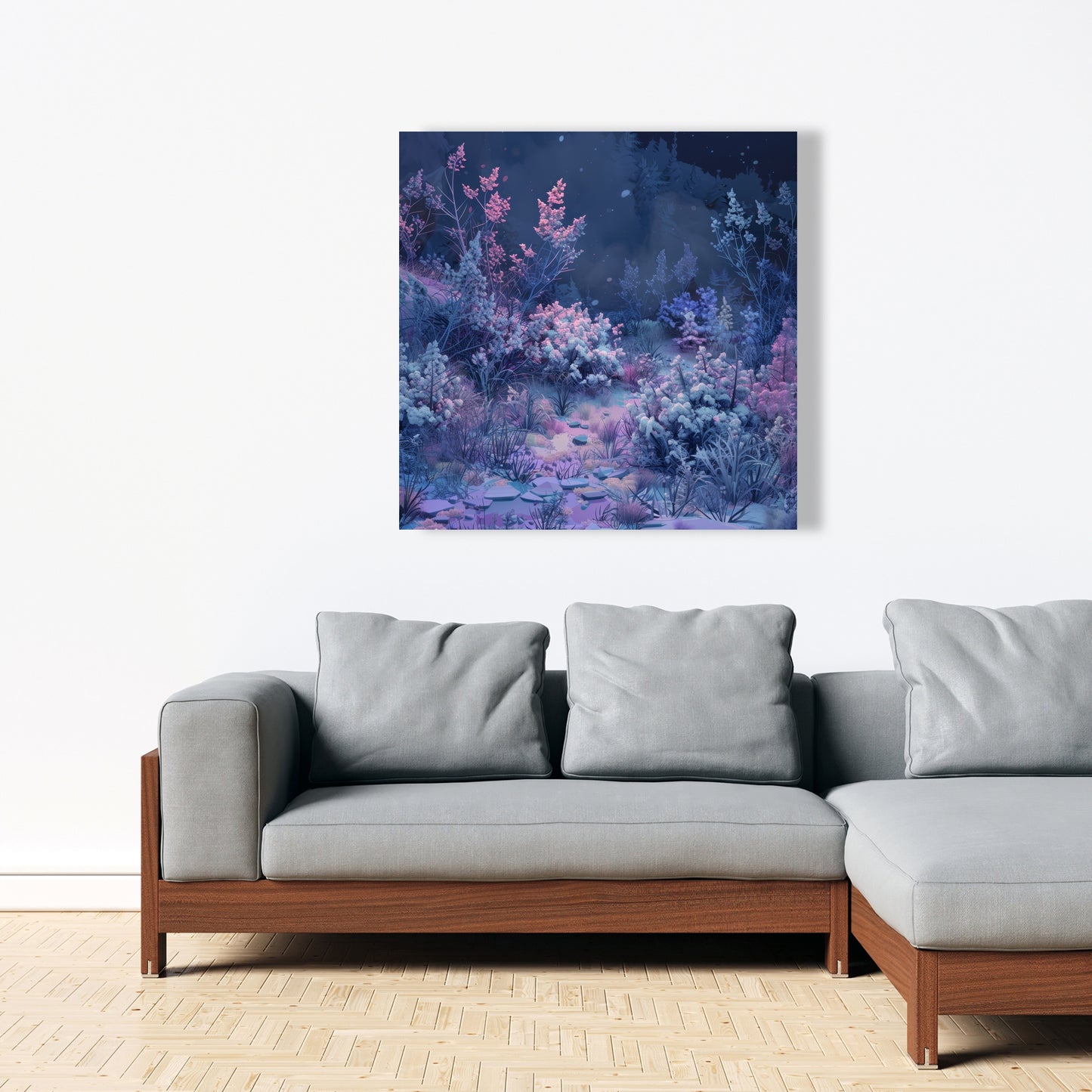 Cold night - 32"x32" Canvas