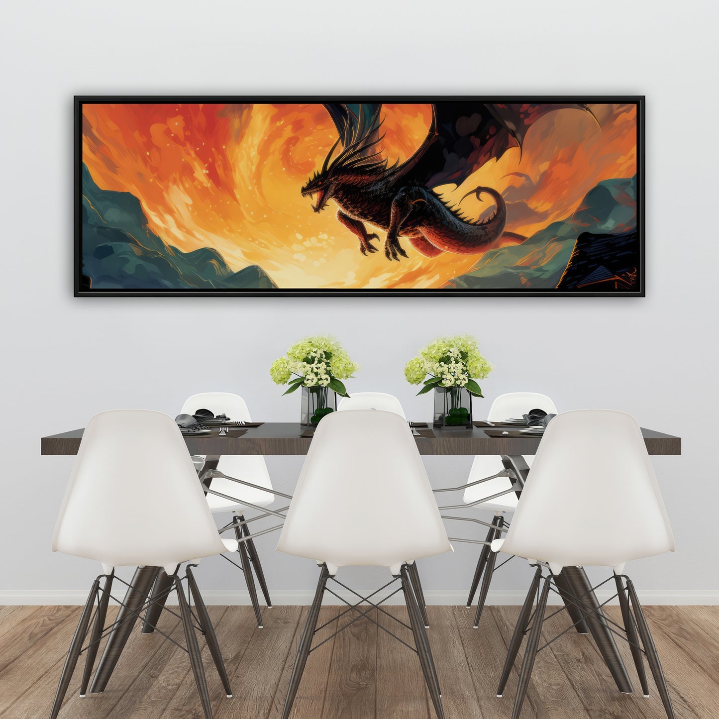 Hope for Mercy - Gray Framed Canvas Home Decor Art