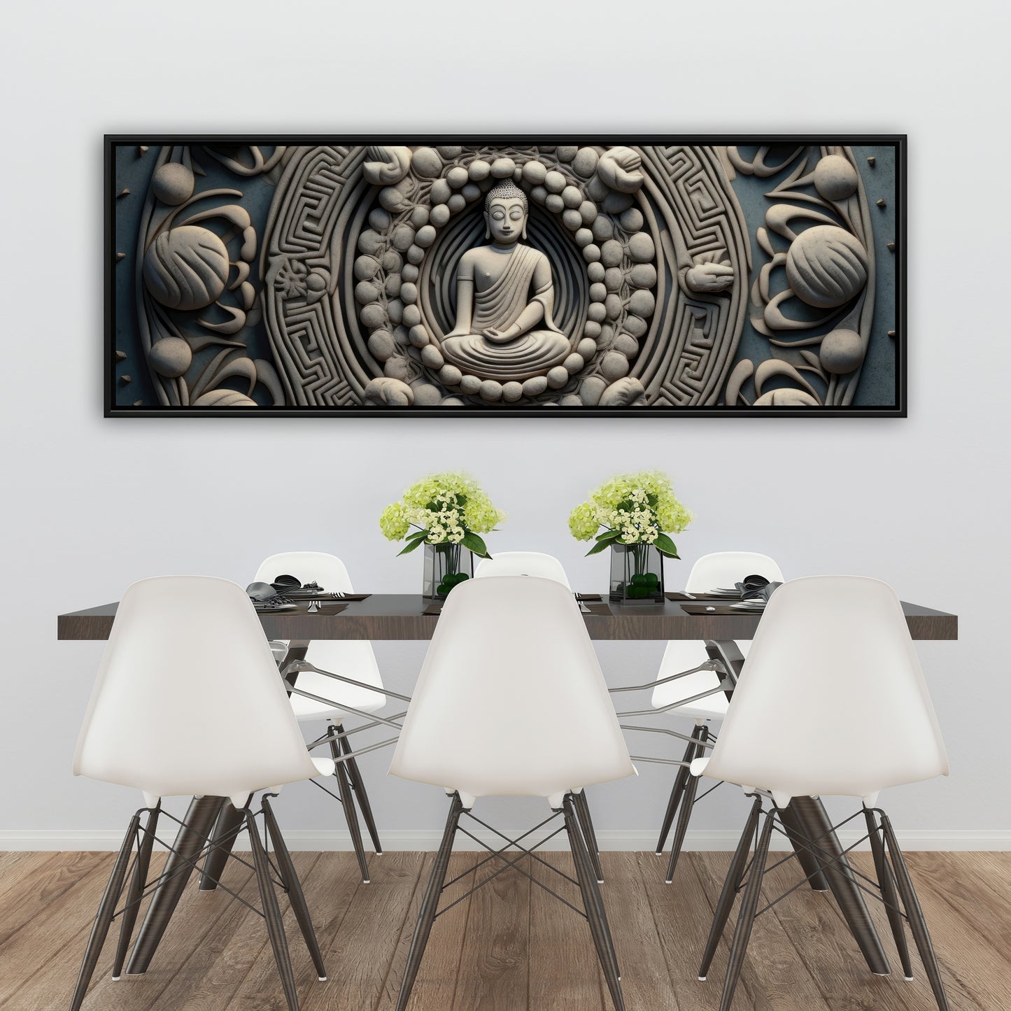Spiritual peace - 36"x36" Framed canvas