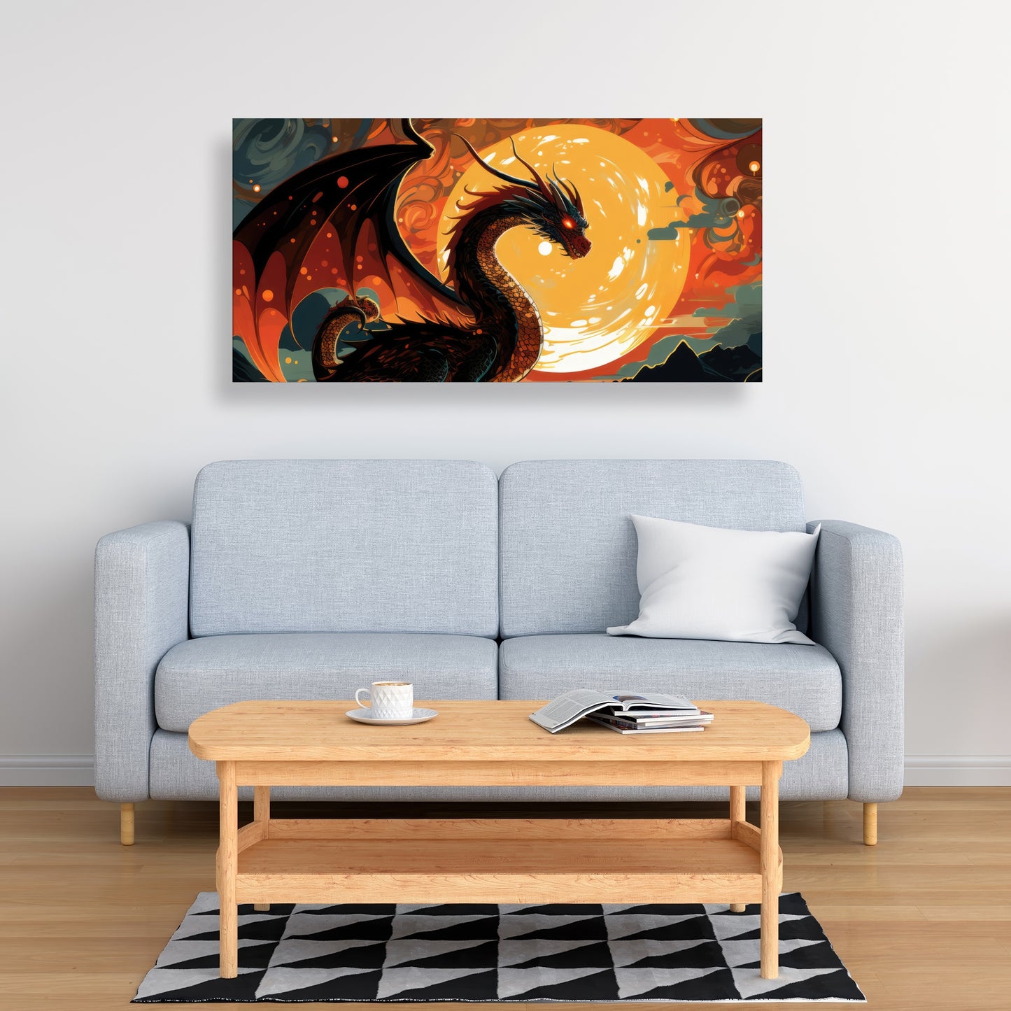 Imminent destruction - 32"x32" Canvas
