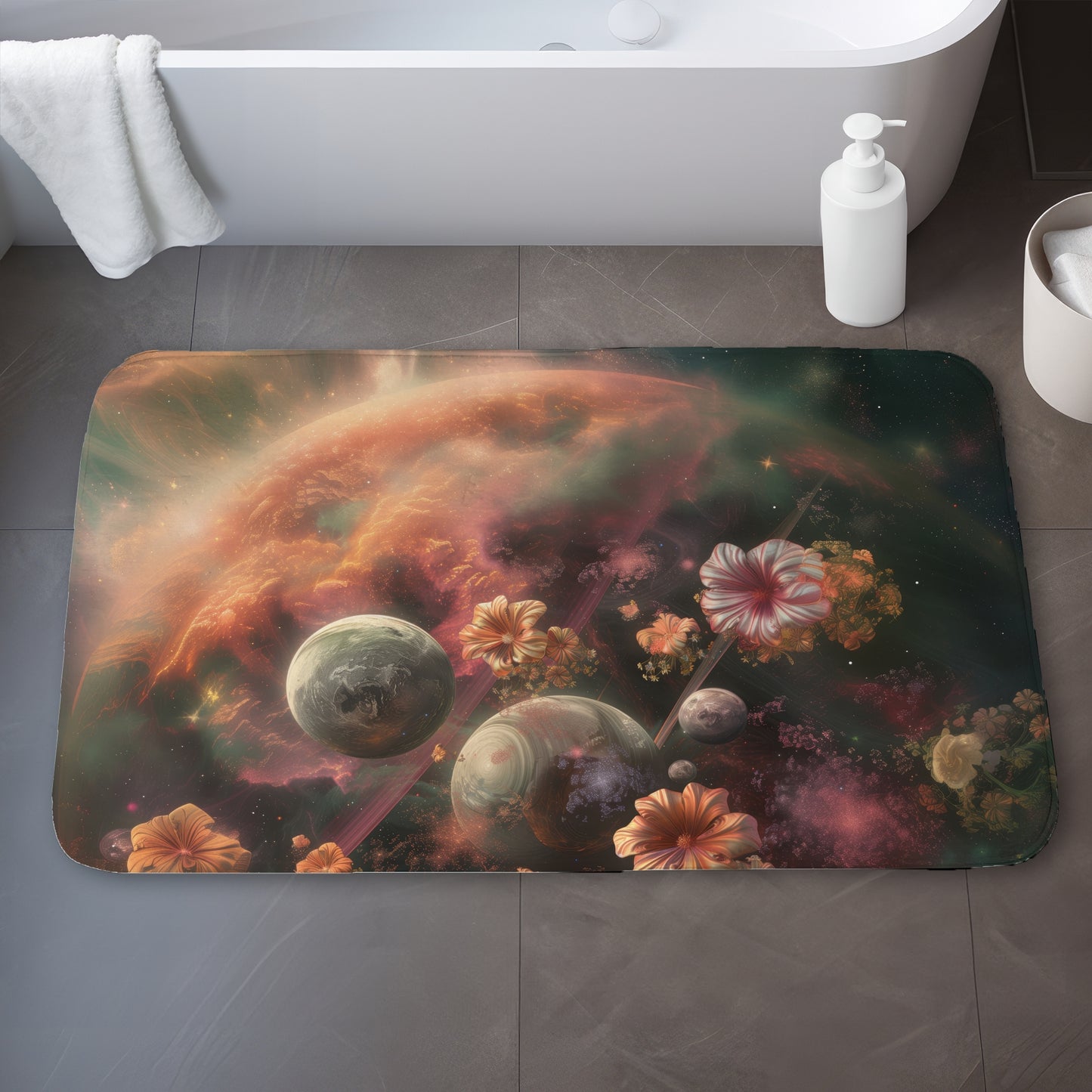 Capturing light - 17"x24" Bath mat