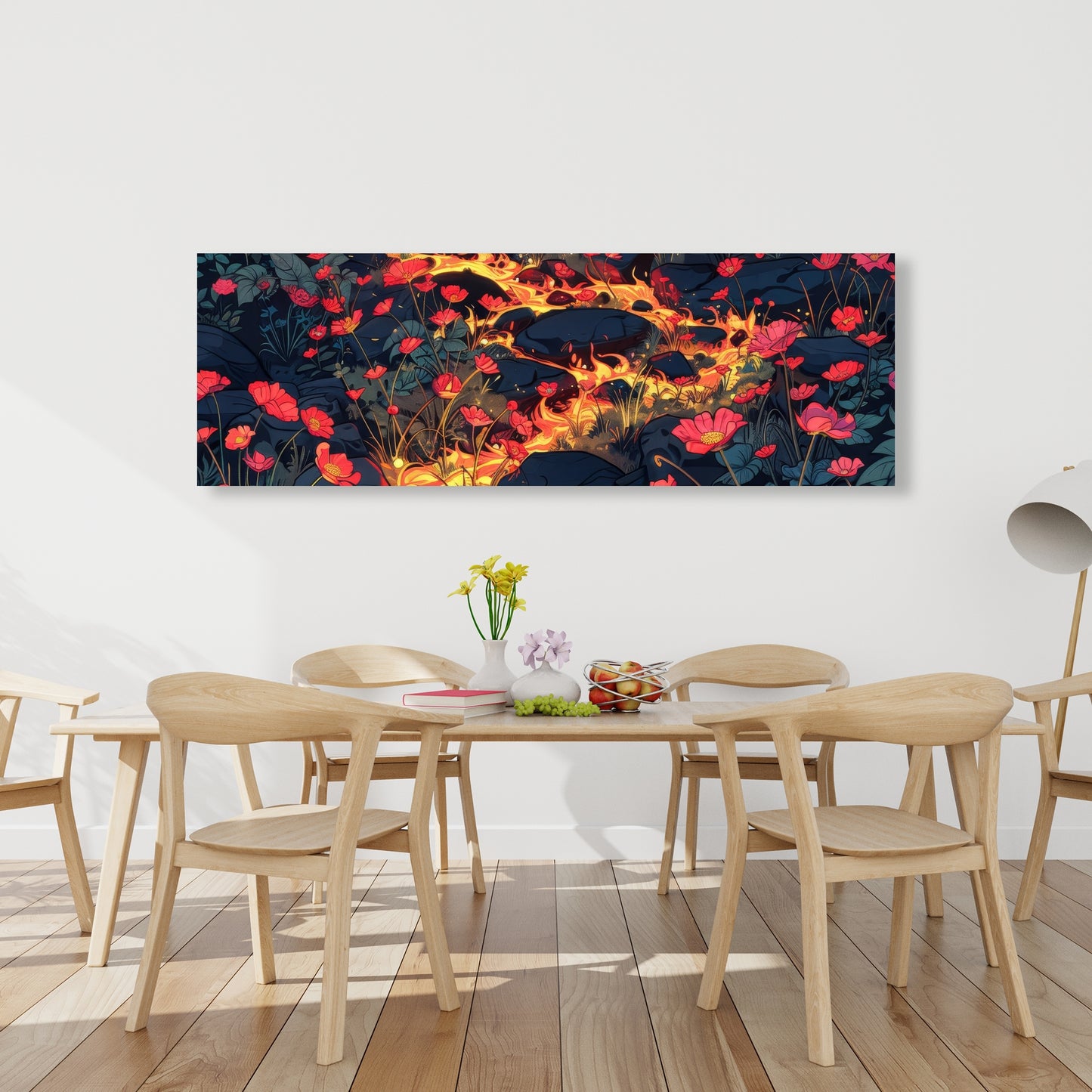 Dodging nature - 32"x32" Canvas