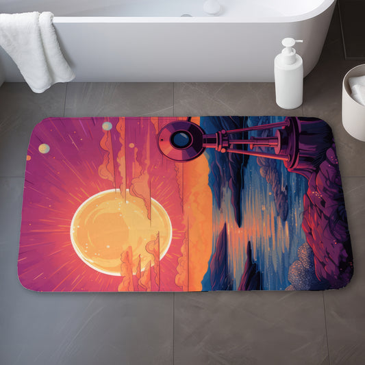 Mesurez le calme - Tapis de bain 21"x34"