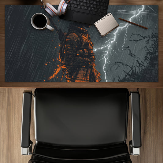 War machine White Desk Mat | Stylish Home Decor Accessory