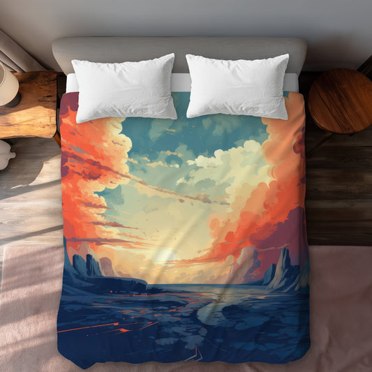 Finally Light Blue Duvet Cover for Home Decor | Soft Style