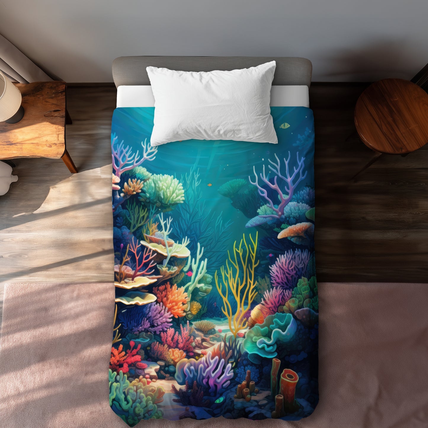 Filled with life Purple Duvet Cover | Stylish Home Decor