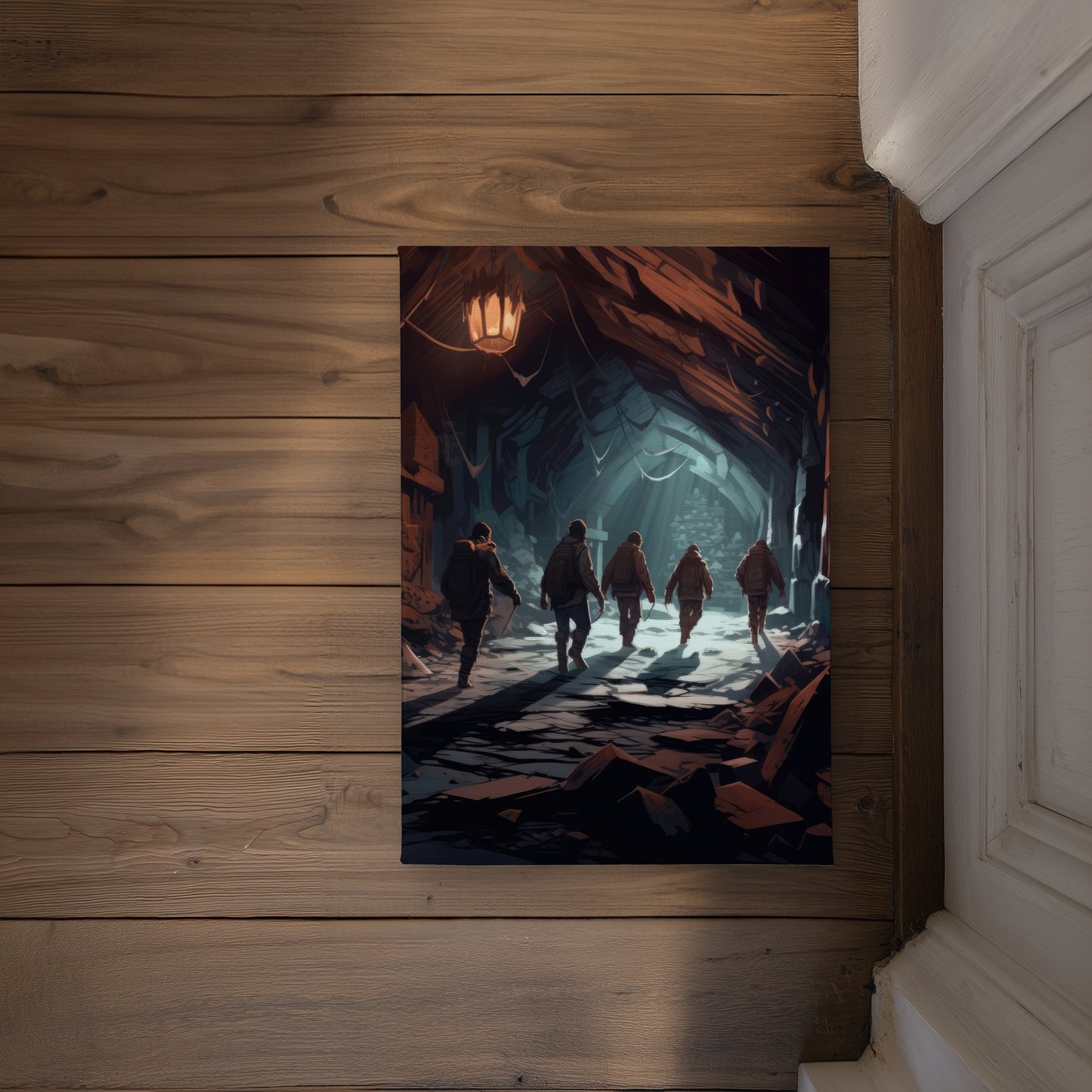The Catacombs - Turquoise Indoor Outdoor Door Mat | Home Decor