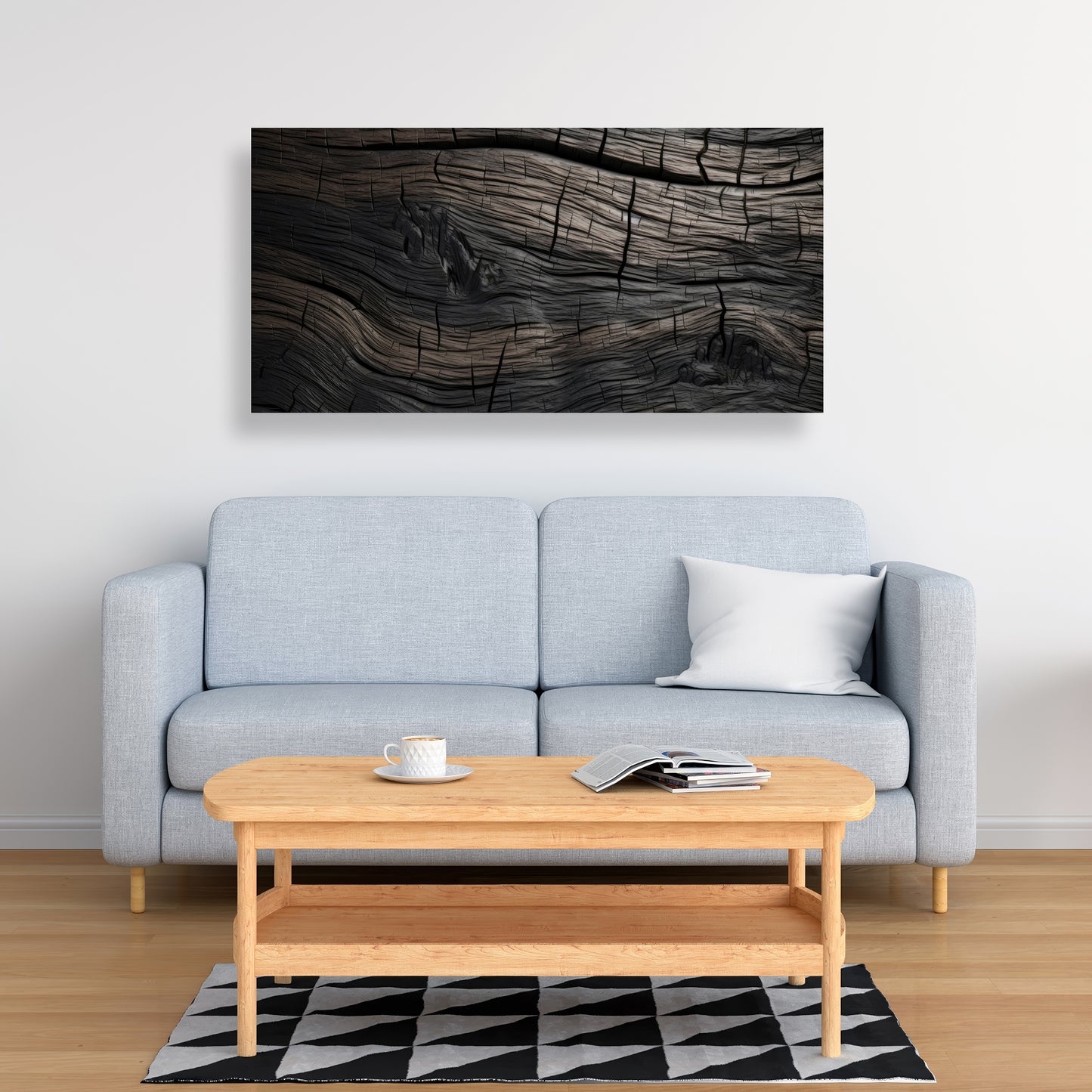 Dark wood - 32"x32" Canvas