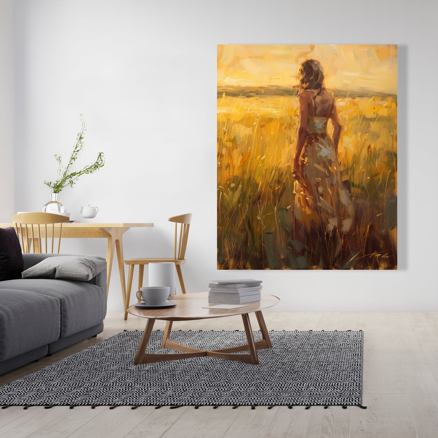 Exploring - 32"x32" Canvas