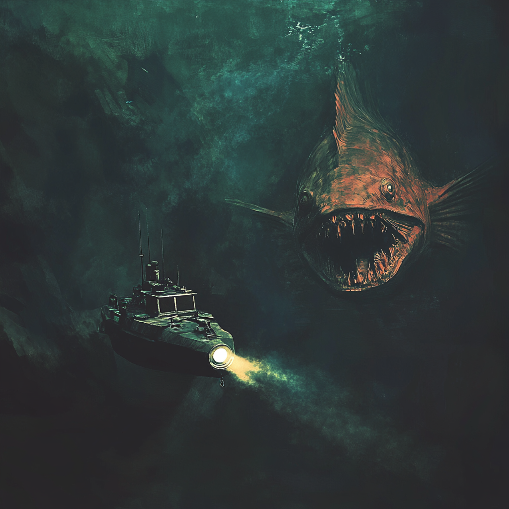 Depths - Throw Pillow