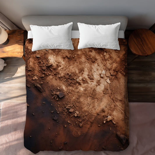 The dark patch Brown Duvet Cover | Stylish Home Decor