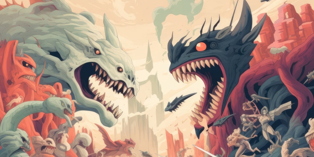 Ultimate fight - Desk mat - Print on demand