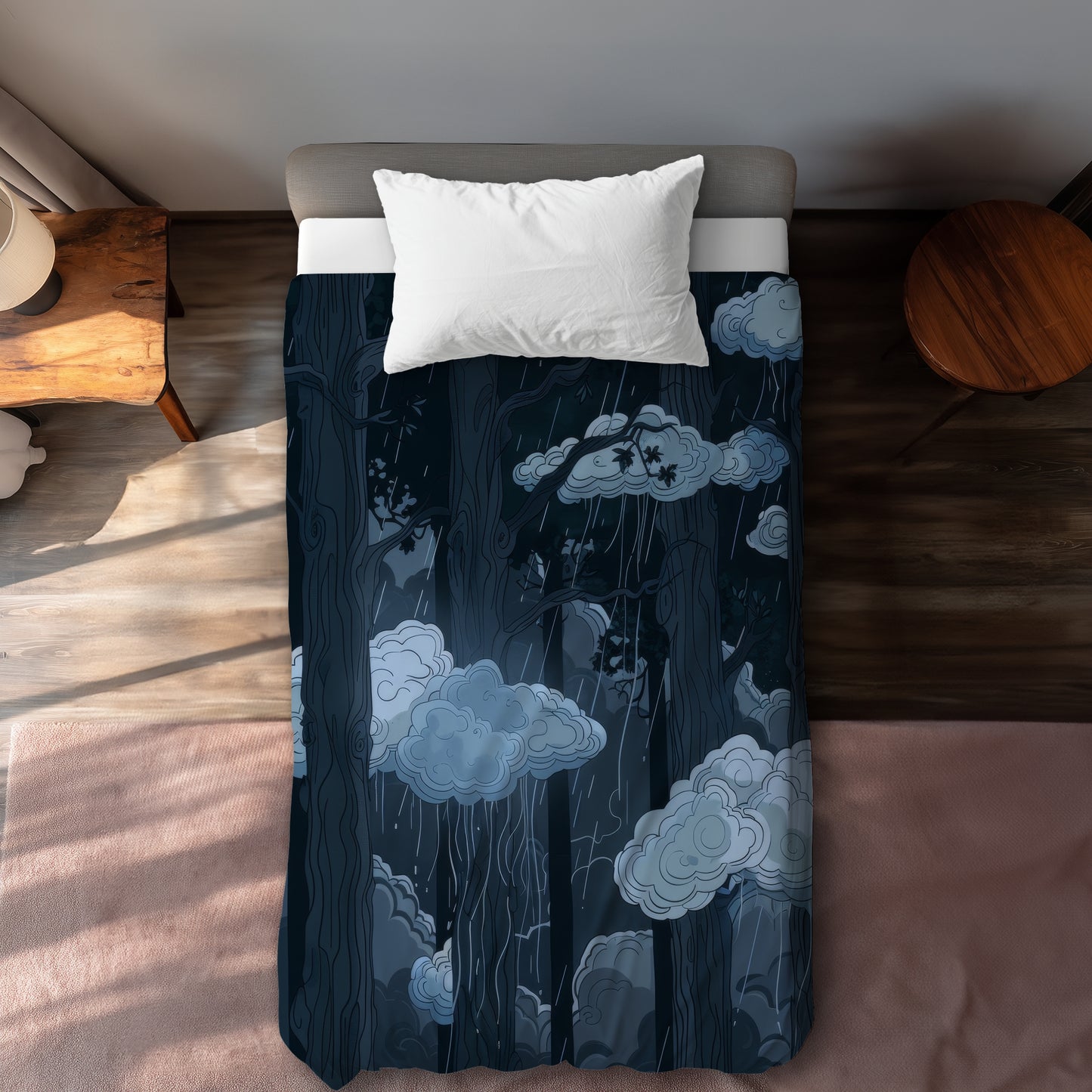 Sneeky clouds - 88"x88" Duvet Cover