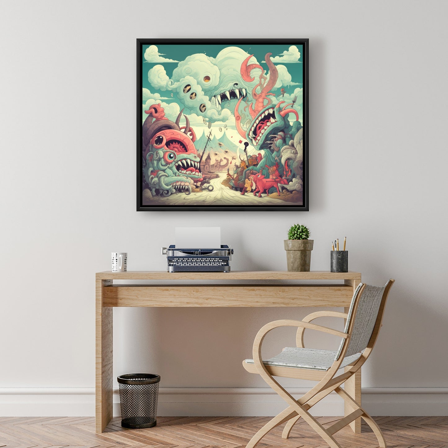 Unimaginable - 36"x36" Framed canvas