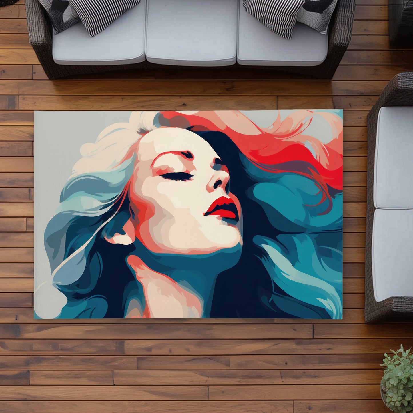 Beauty at its purest - White Outdoor Area Rug for Home Decor