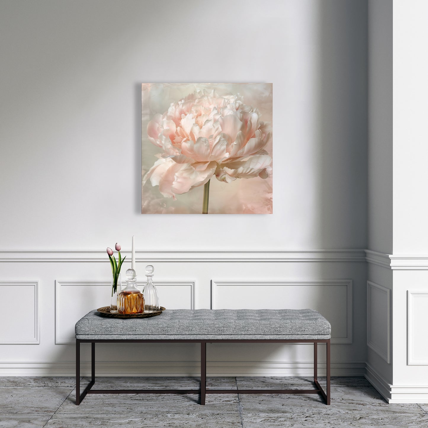 Peony - 32"x32" Canvas